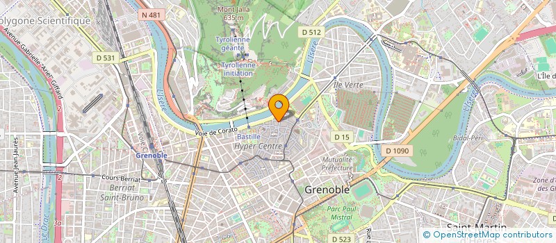 localisation de l'entreprise PPSY PROMOUVOIR LES PSYCHOTHERAPIES à GRENOBLE