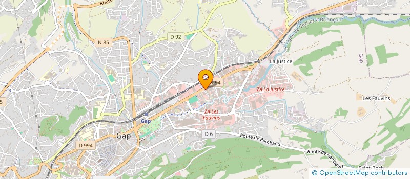 localisation de l'entreprise PPTC  GAP