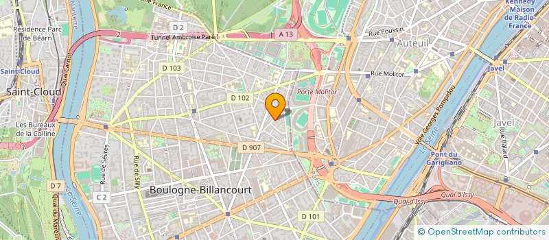 localisation de l'entreprise PPUO à BOULOGNE-BILLANCOURT