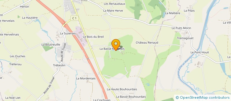 localisation de l'entreprise PPV  SAINT-DOMINEUC