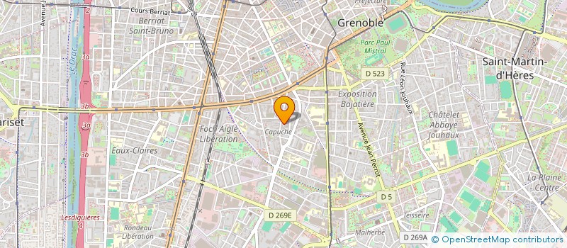 localisation de l'entreprise PPVA  GRENOBLE