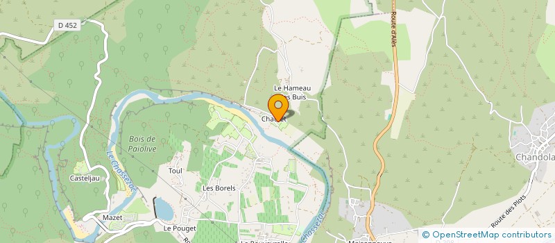 localisation de l'entreprise PR 2  SAINT-GENEST-DE-CONTEST