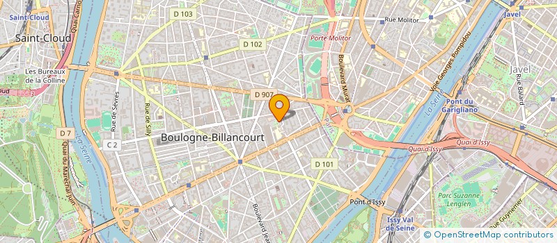localisation de l'entreprise PR 2000 à BOULOGNE-BILLANCOURT