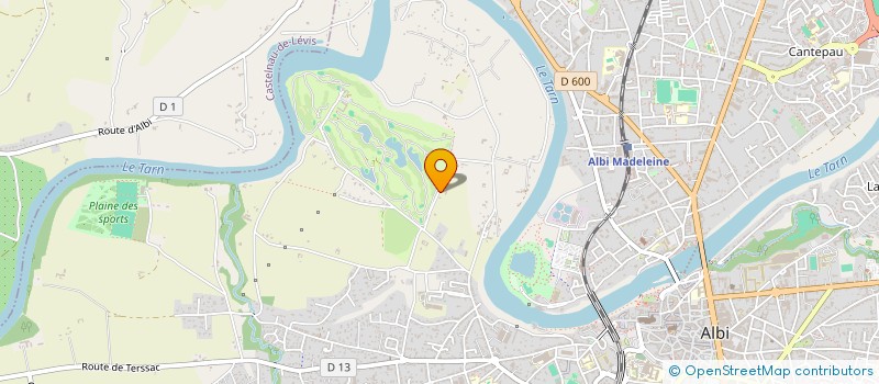 localisation de l'entreprise PR  ALBI