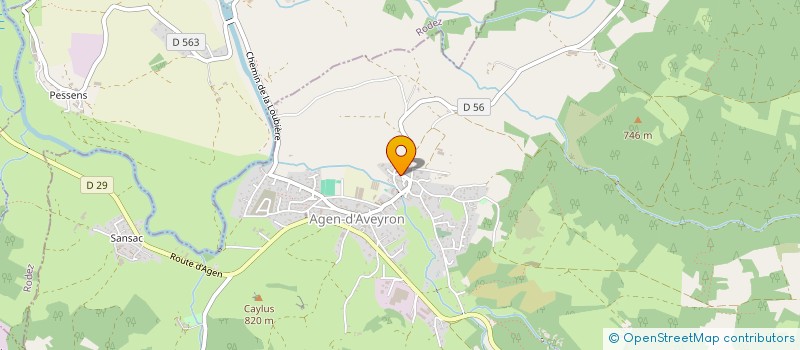 localisation de l'entreprise PR  AGEN-D'AVEYRON