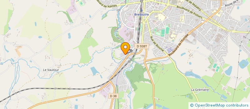 localisation de l'entreprise PR CAMP  BRESSUIRE