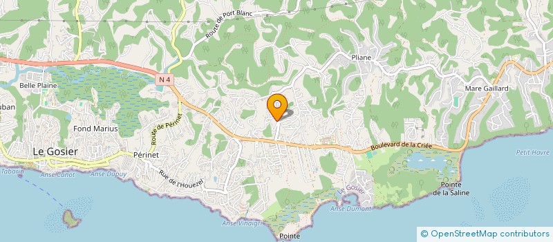 localisation de l'entreprise PR CARAIBES  LE GOSIER