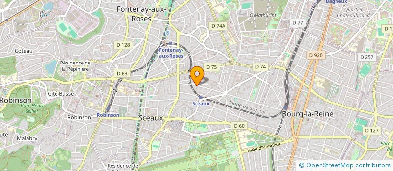 localisation de l'entreprise PR CCHR 17 à SCEAUX