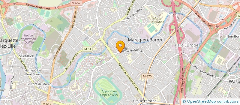 localisation de l'entreprise PR CONCEPT à MARCQ-EN-BARUL