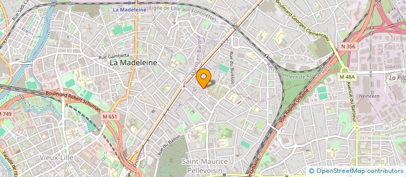localisation de l'entreprise PR CONSEIL à LILLE
