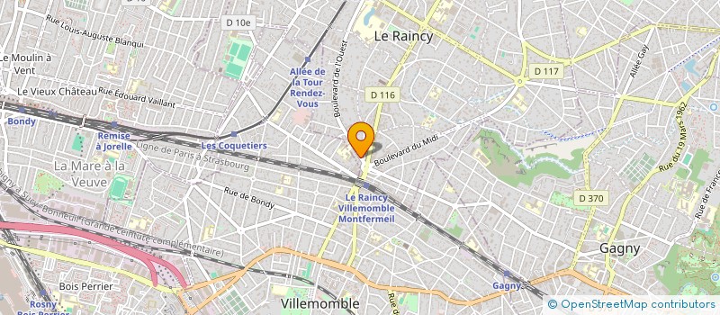 localisation de l'entreprise PR CONSEIL à LE RAINCY