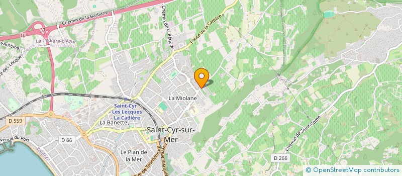 localisation de l'entreprise PR CONSEIL à SAINT-CYR-SUR-MER