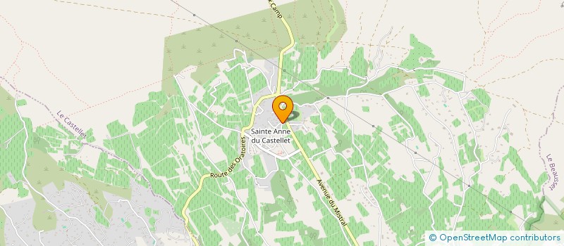 localisation de l'entreprise PR CONSEIL  LE CASTELLET