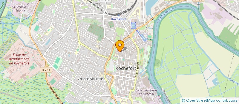 localisation de l'entreprise PR CONSEIL ET PATRIMOINE  ROCHEFORT