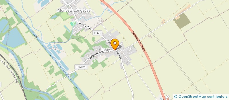 localisation de l'entreprise PR CONSULTANT  CHEPY