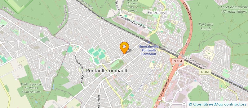 localisation de l'entreprise PR-D CONSEIL à PONTAULT-COMBAULT