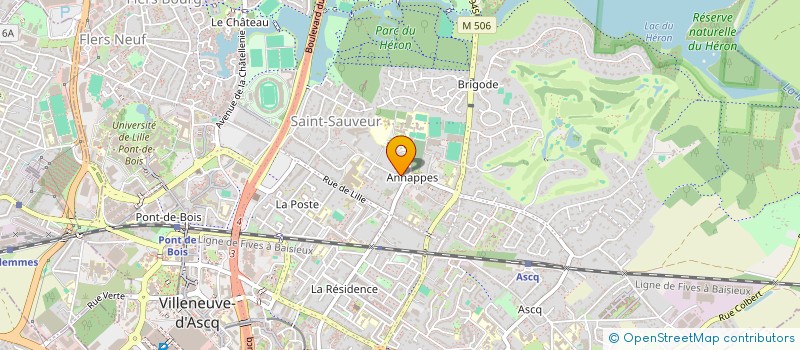 localisation de l'entreprise PR DECO à VILLENEUVE-D'ASCQ