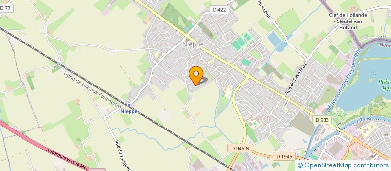 localisation de l'entreprise PR DEVELOPPEMENT  NIEPPE