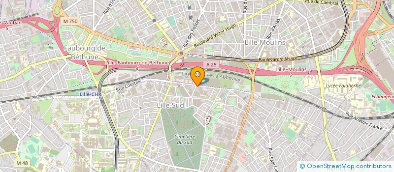 localisation de l'entreprise PR DIFFUSION à LILLE