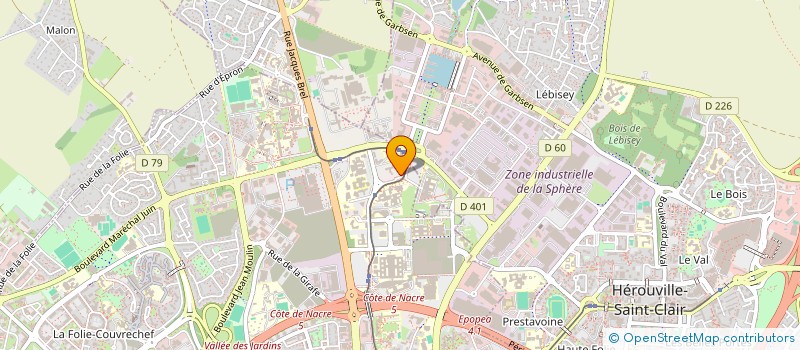 localisation de l'entreprise PR'EMIUM BDS à CAEN