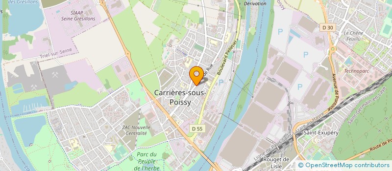 localisation de l'entreprise PR ENTRETIEN à CARRIERES-SOUS-POISSY