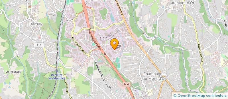 localisation de l'entreprise PR FINANCES à CHAMPAGNE-AU-MONT-D'OR