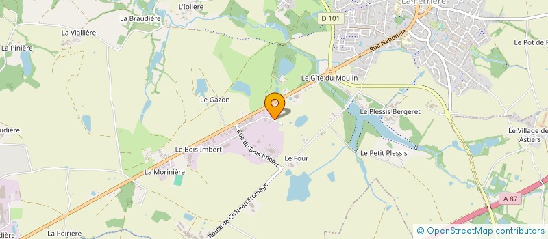 localisation de l'entreprise PR HOLDING  LA FERRIERE