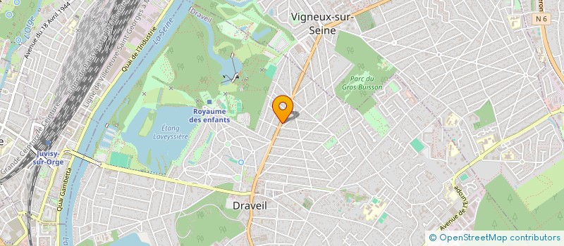 localisation de l'entreprise PR HOME PROJET à DRAVEIL
