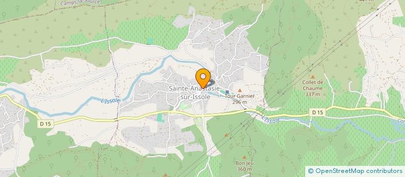 localisation de l'entreprise PR'IMM53  SAINTE-ANASTASIE-SUR-ISSOLE