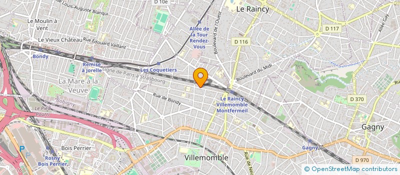 localisation de l'entreprise PR IMMO à VILLEMOMBLE