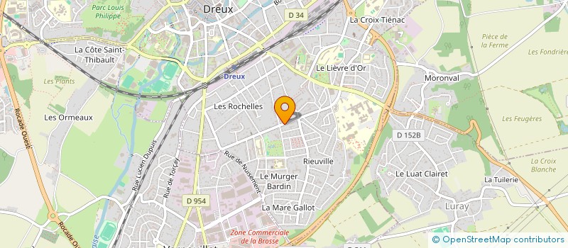localisation de l'entreprise PR IMMO à DREUX