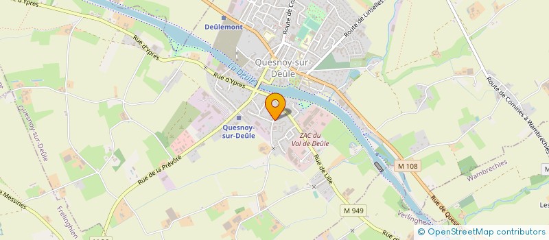 localisation de l'entreprise PR'IMMO CONNECT  QUESNOY-SUR-DEULE