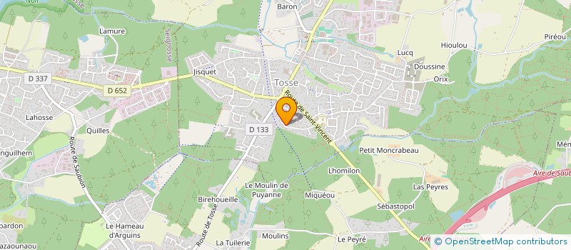 localisation de l'entreprise PR IMMOBILIER  TOSSE