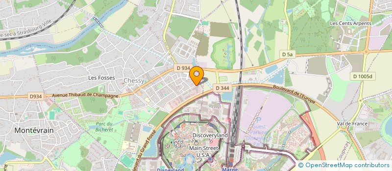 localisation de l'entreprise PR IMMOBILIERE DE CHESSY SCI  CHESSY