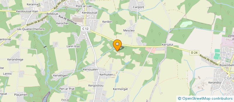 localisation de l'entreprise PR INTER DIFFUSION EUROPE  MOELAN SUR MER