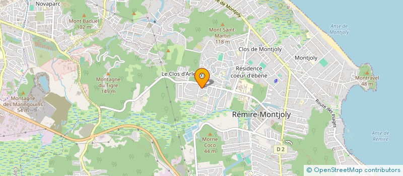 localisation de l'entreprise PR INVEST 1  REMIRE MONTJOLY