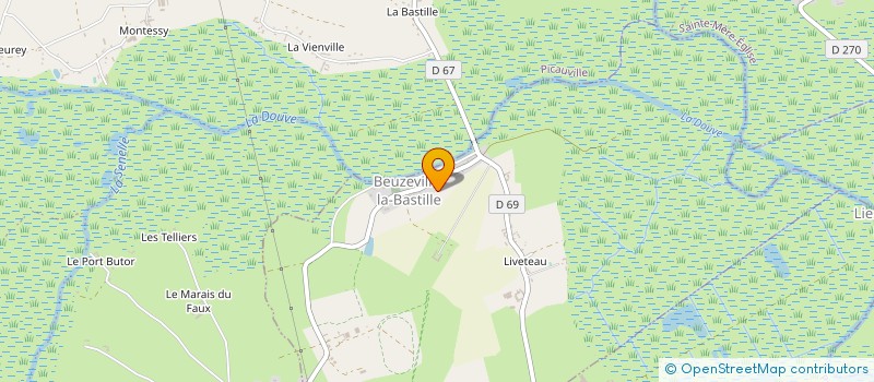 localisation de l'entreprise PR INVEST  BEUZEVILLE-LA-BASTILLE