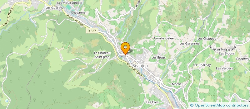 localisation de l'entreprise PR INVEST  BEAUJEU