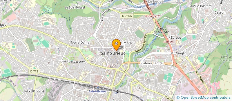 localisation de l'entreprise PR INVEST à SAINT-BRIEUC