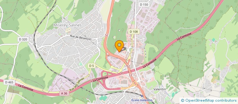 localisation de l'entreprise PR INVESTISSEMENT  MISEREY-SALINES