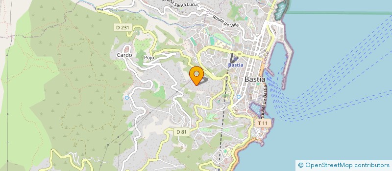 localisation de l'entreprise PR INVESTISSEMENTS à BASTIA
