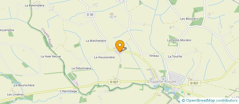 localisation de l'entreprise PR LA BRETECHE à CHAPELLE-ROYALE