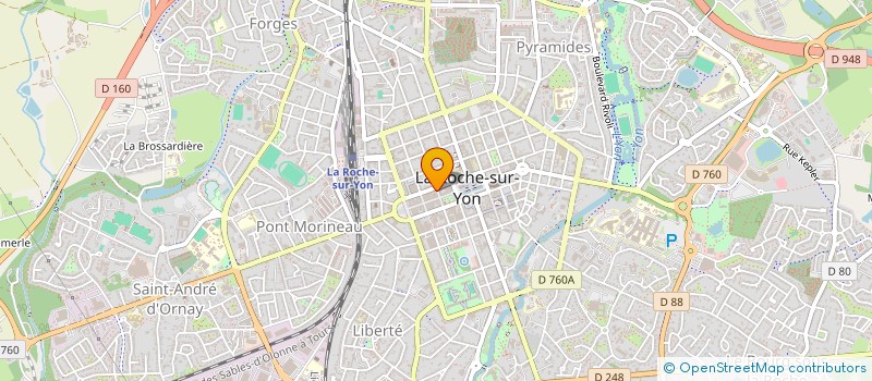localisation de l'entreprise PR MEDIAS à LA ROCHE-SUR-YON