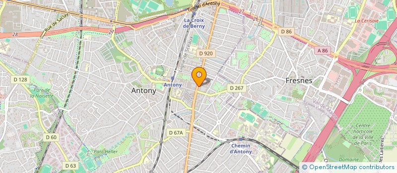 localisation de l'entreprise PR-PATRIMOINE à ANTONY