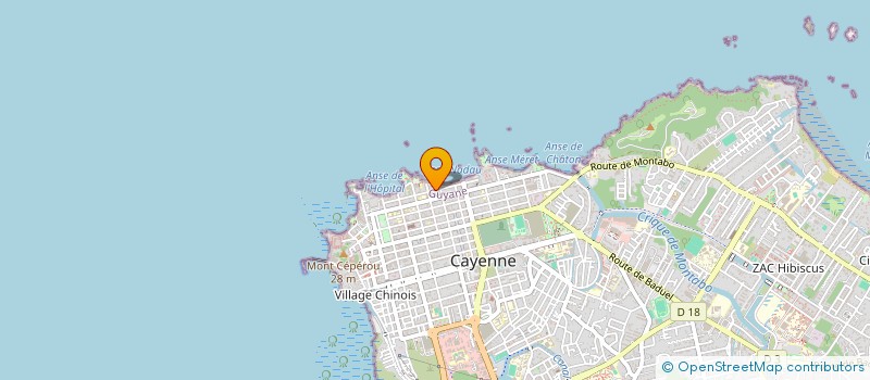localisation de l'entreprise PR PLUS  CAYENNE