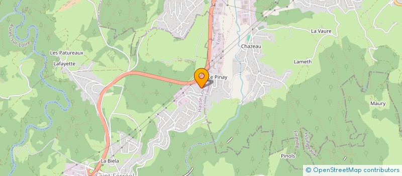 localisation de l'entreprise PR PREHENSION  SAINT FERREOL D'AUROURE