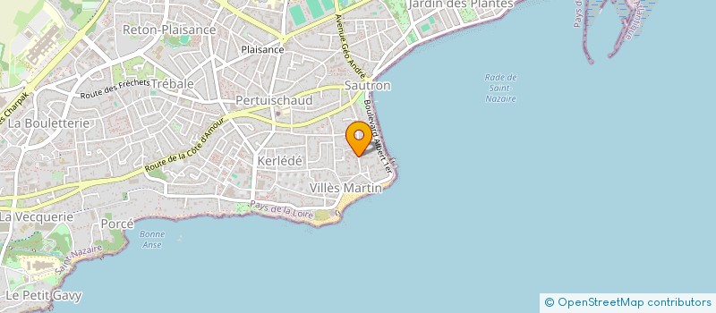 localisation de l'entreprise PR PRO  SAINT-NAZAIRE