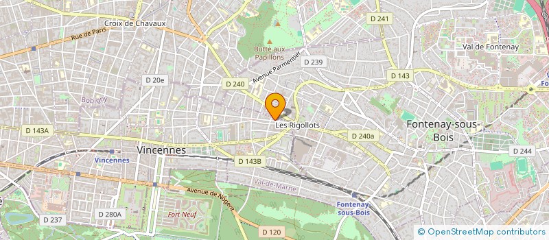 localisation de l'entreprise PR PRO TENNIS  VINCENNES