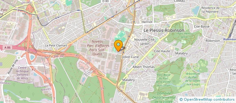 localisation de l'entreprise PR RETAIL - CAP DE GASCOGNE  LE PLESSIS ROBINSON