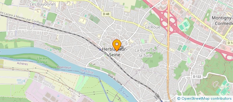 localisation de l'entreprise PR+S à HERBLAY-SUR-SEINE